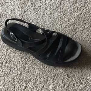 Dansko Black Comfort Sandals